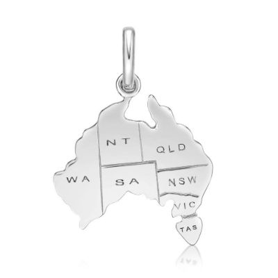 Picture of OZZIE MAP with STATES CHARM